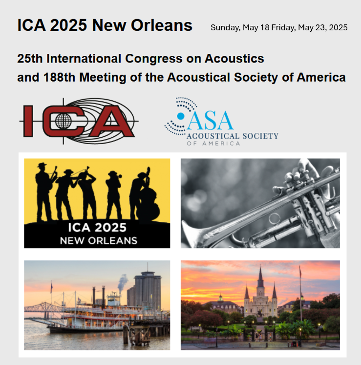 ICA 2025 New Orleans – 25th International Congress on Acoustics